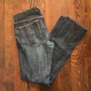 J.crew “matchstick” jeans.
